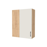 30" Wide 38" High Blind Corner Wall Cabinet - Door on Right/Left Side - (Hardrock Maple Melamine Boxes - Flat Panel Doors)
