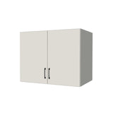 38" Wide x 30" High x 24" Deep Fridge/Stove Cabinet - (White Melamine Boxes - Flat Panel Doors)