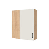 32" Wide 38" High Blind Corner Wall Cabinet - Door on Right/Left Side - (Hardrock Maple Melamine Boxes - Flat Panel Doors)