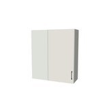 34" Wide 38" High Blind Corner Wall Cabinet - Door on Right/Left Side - (White Melamine Boxes - Flat Panel Doors)