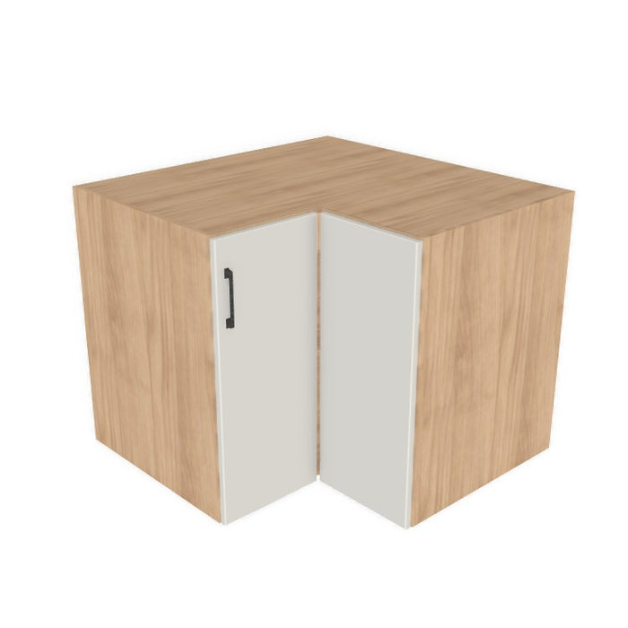 38x38" L Shape Base Corner Cabinet - (Hardrock Maple Melamine Boxes - Flat Panel Doors)