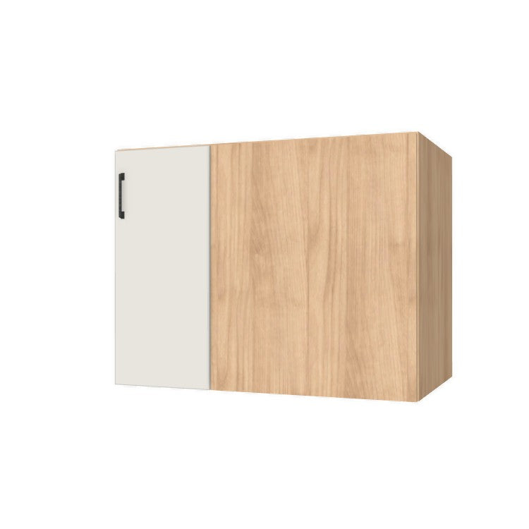 40" Blind Corner Base Cabinet - Door on Right/Left Side - (Hardrock Maple Melamine Boxes - Flat Panel Doors)