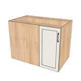 41" Blind Corner Base Cabinet - Door on Right/Left Side - (Hardrock Maple Melamine Boxes - Thermofoil Doors)