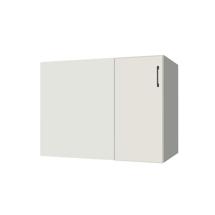 41" Blind Corner Base Cabinet - Door on Right/Left Side - (White Melamine Boxes - Flat Panel Doors)