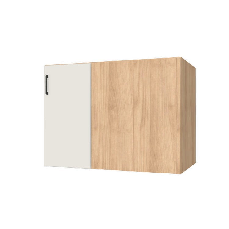 42" Blind Corner Base Cabinet - Door on Right/Left Side - (Hardrock Maple Melamine Boxes - Flat Panel Doors)