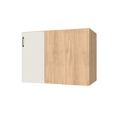 42" Blind Corner Base Cabinet - Door on Right/Left Side - (Hardrock Maple Melamine Boxes - Flat Panel Doors)
