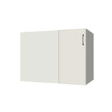 42" Blind Corner Base Cabinet - Door on Right/Left Side - (White Melamine Boxes - Flat Panel Doors)
