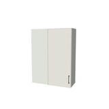 32" Wide 42" High Blind Corner Wall Cabinet - Door on Right/Left Side - (White Melamine Boxes - Flat Panel Doors)
