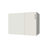 43" Blind Corner Base Cabinet - Door on Right/Left Side - (White Melamine Boxes - Flat Panel Doors)