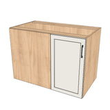 44" Blind Corner Base Cabinet - Door on Right/Left Side - (Ply Wood Boxes - Thermofoil Doors)