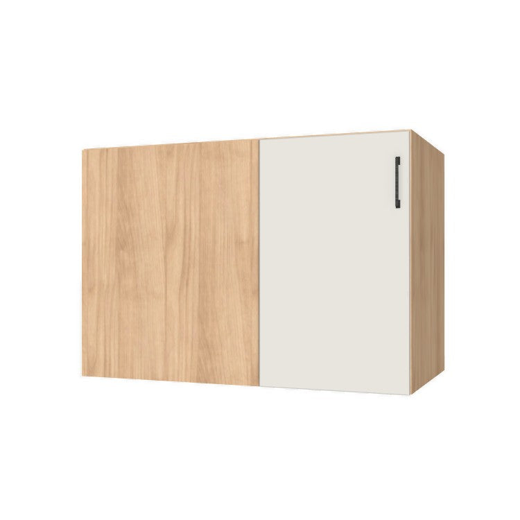 45" Blind Corner Base Cabinet - Door on Right/Left Side - (Hardrock Maple Melamine Boxes - Flat Panel Doors)