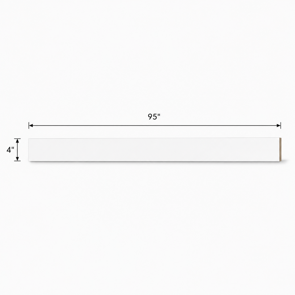 4" x 95" Toe Kick (Standard)