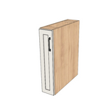 7" Wide Base Cabinet - (Ply Wood Boxes - Thermofoil Doors)