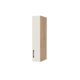 7" Wide x 36" High Wall Cabinet - (Ply Wood Boxes - Flat Panel Doors)