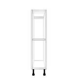 8" Wide Base Cabinet - Thermofoil Doors