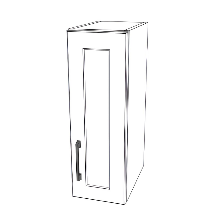 8" Wide x 24" High Wall Cabinet - Thermofoil Doors
