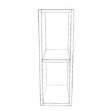 7" Wide x 24" High Wall Cabinet - Painted Doors