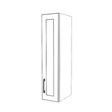 8" Wide x 36" High Wall Cabinet - Painted Doors