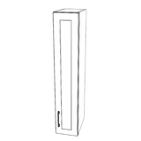 7" Wide x 42" High Wall Cabinet - Thermofoil Doors