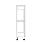 9" Wide Base Cabinet - Painted Doors