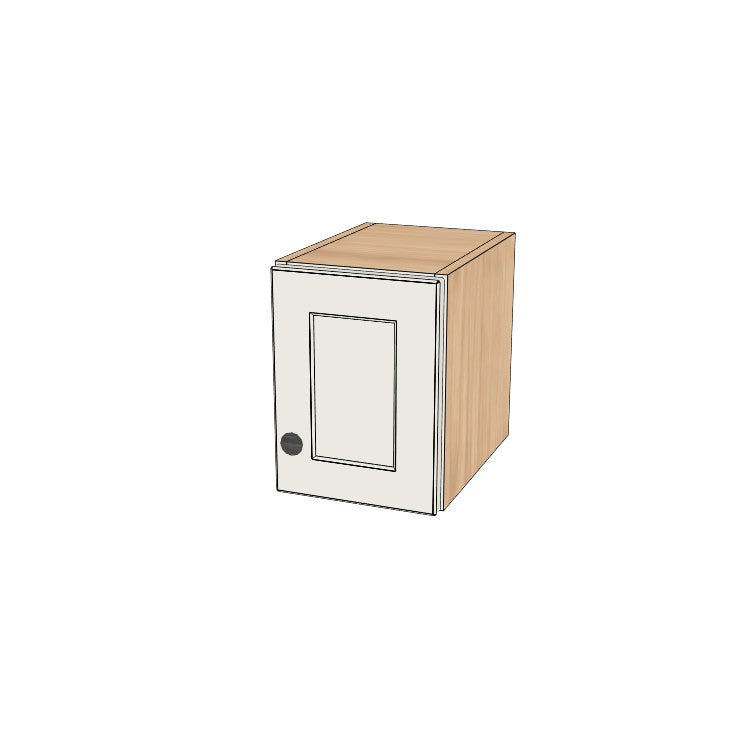 9" Wide x 12" High Wall Cabinet - (Hardrock Maple Boxes - Painted Doors)