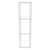 9" Wide x 36" High Wall Cabinet - Painted Doors