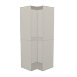 RTI Closets Basic Corner Open Closet Unit – 36" x 36" Wide – No Fronts
