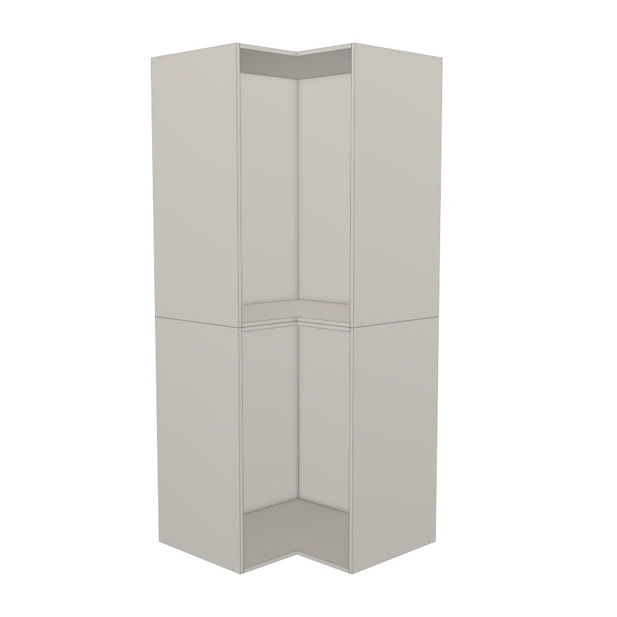 RTI Closets Basic Corner Open Closet Unit – 38" x 38" Wide – Painted Fronts