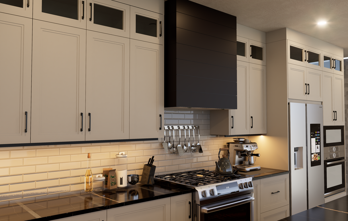 Range Hood Canopy - Design 1 - Painted