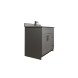 36" MDF - Right Side Draw - Light Grey - Shaker Doors - Softclose Hardware