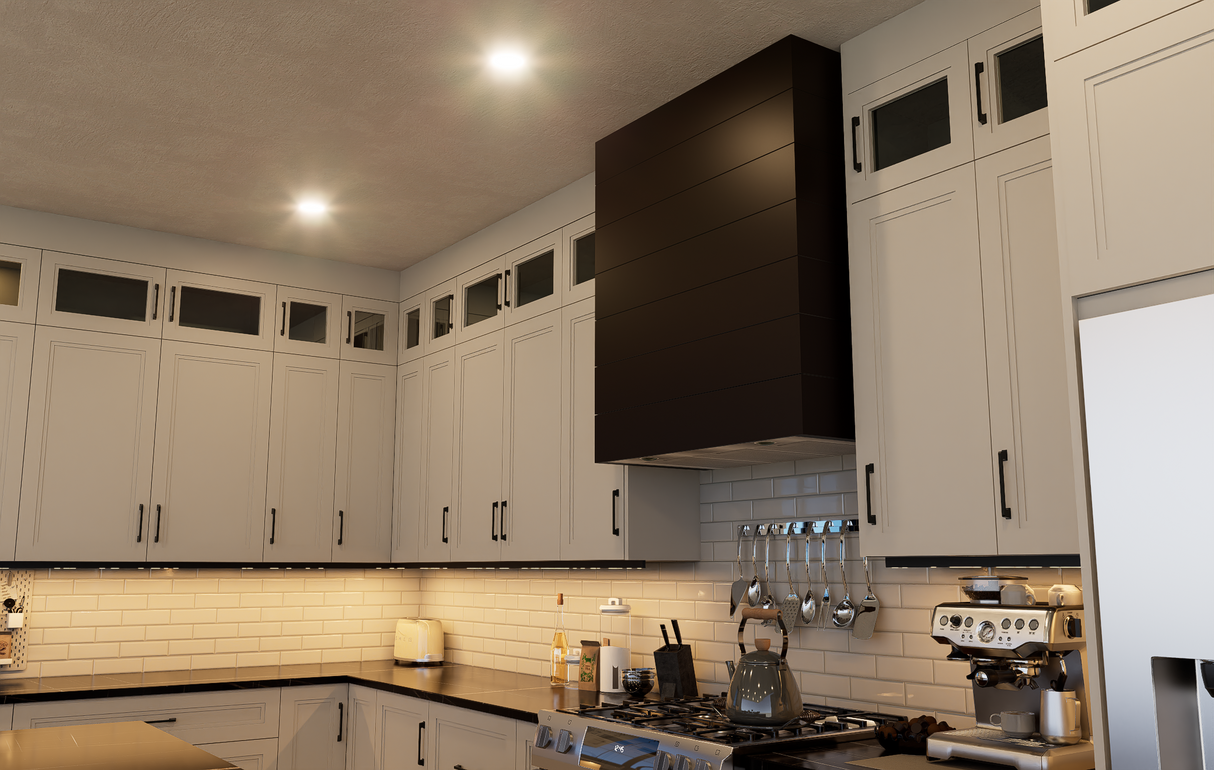 Range Hood Canopy - Design 1 - Painted