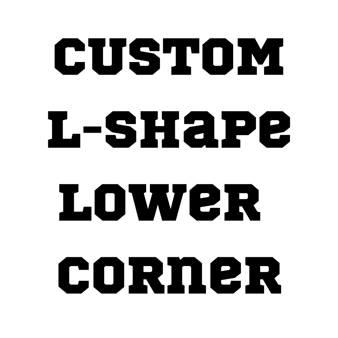 CUSTOM - L Shape Base Corner Cabinet