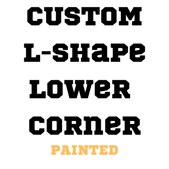 CUSTOM - L Shape Base Corner Cabinet - Painted