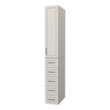 RTI Closets Basic Open & Drawer Closet Unit - 13" Wide - Thermofoil Fronts