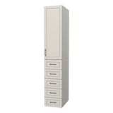 RTI Closets Basic Open & Drawer Closet Unit - 17" Wide - Painted Fronts