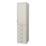 RTI Closets Basic Open & Drawer Closet Unit - 22" Wide - Thermofoil Fronts