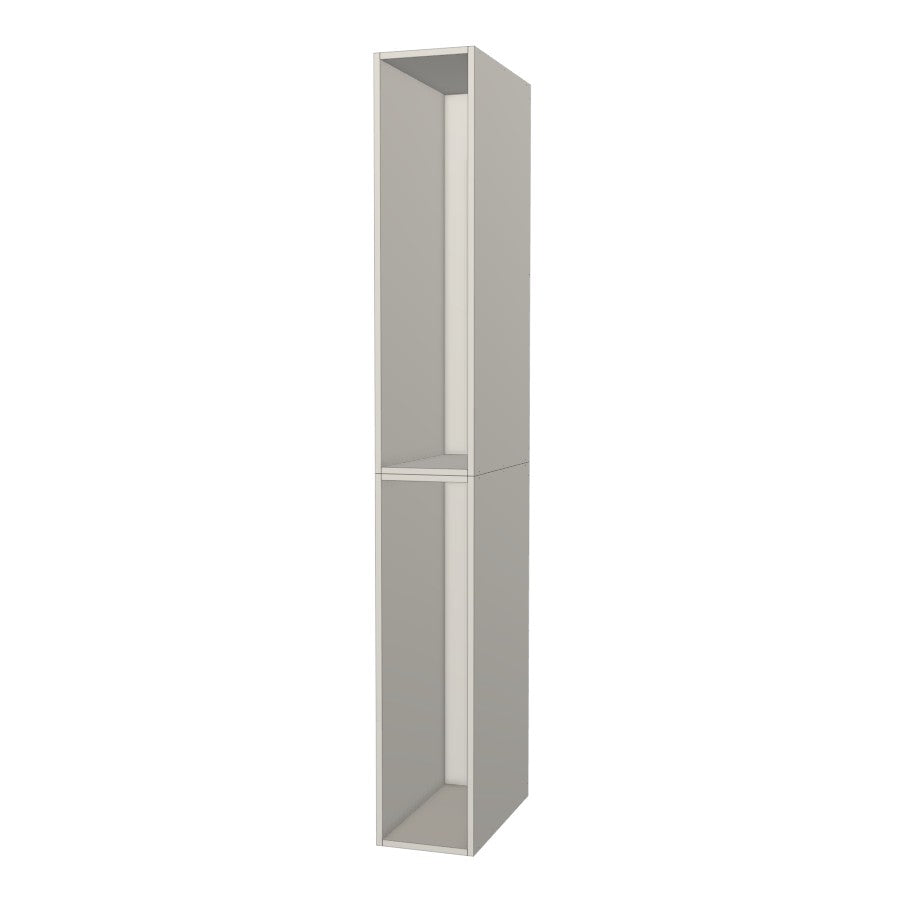 RTI Closets Basic Open Closet Unit - 12" Wide - Thermofoil Fronts