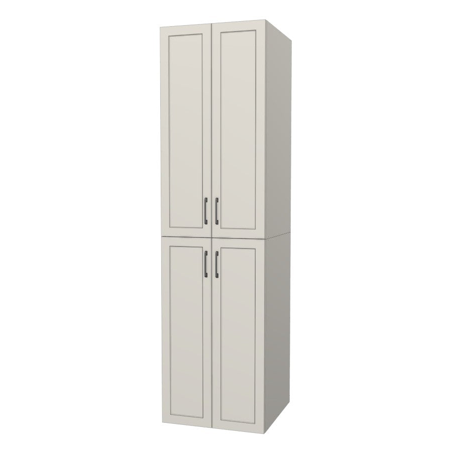 RTI Closets Basic Open Closet Unit - 25" Wide - Thermofoil Fronts