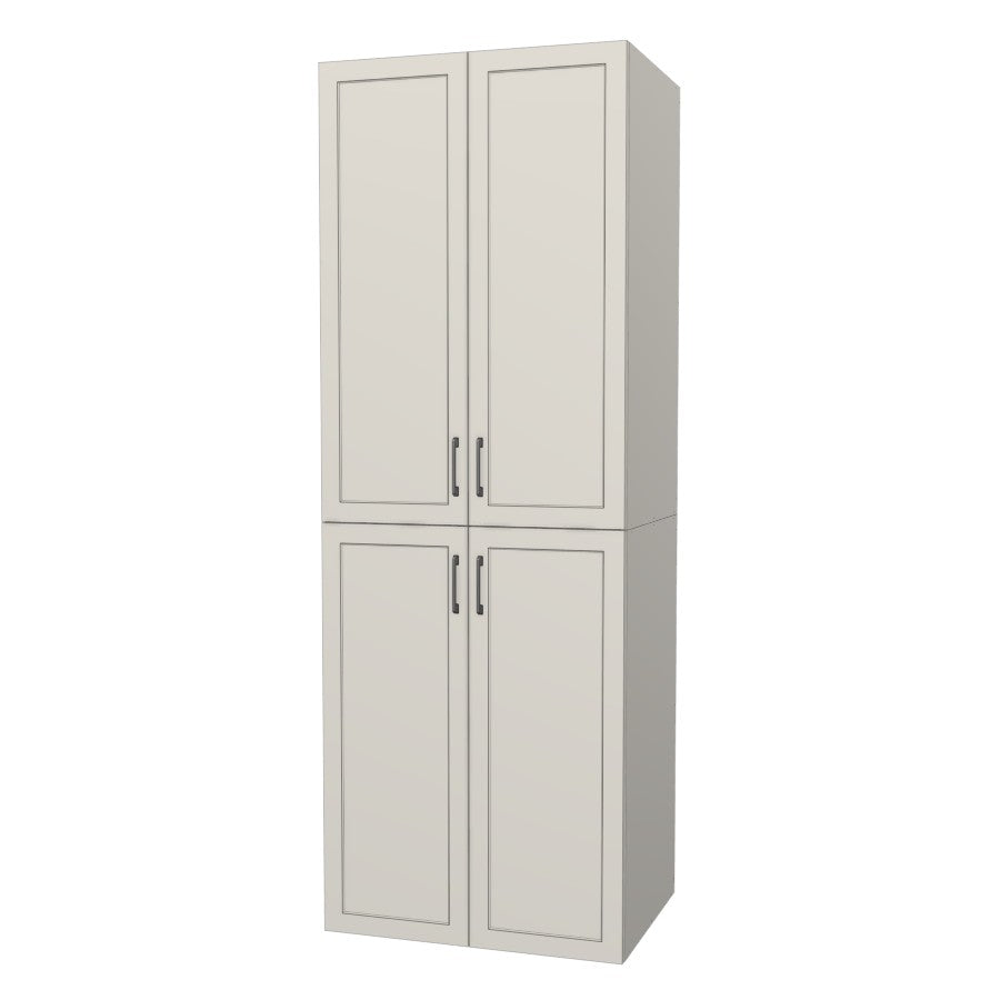 RTI Closets Basic Open Closet Unit - 33" Wide - Painted Fronts