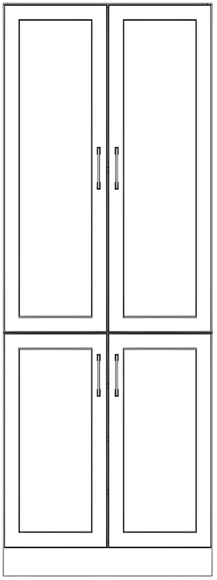 Tall Cabinets - Painted Doors