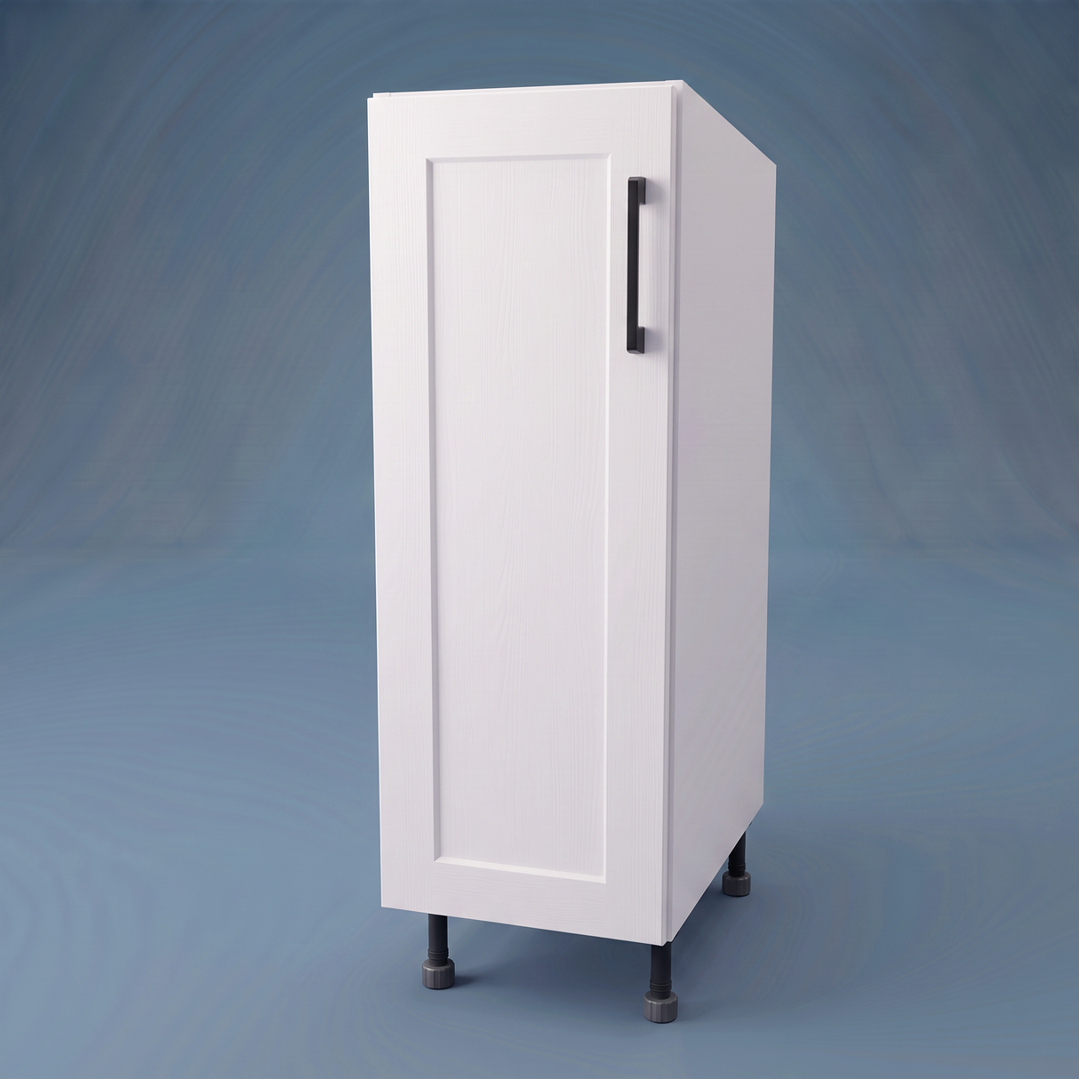 11" Wide Base Cabinet - Thermofoil Doors