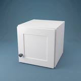 12" Wide x 12" High Wall Cabinet - (White Melamine Cabinets - Thermofoil Doors)
