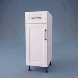13" Wide Base Cabinet With Drawer On Top - Thermofoil Doors