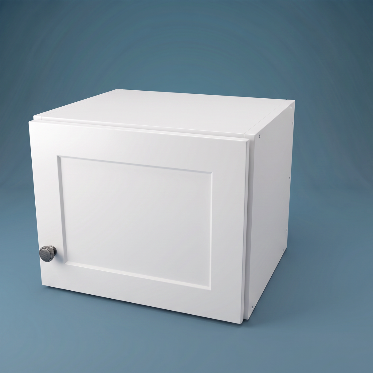 15" Wide x 12" High Wall Cabinet - (White Melamine Cabinets - Thermofoil Doors)