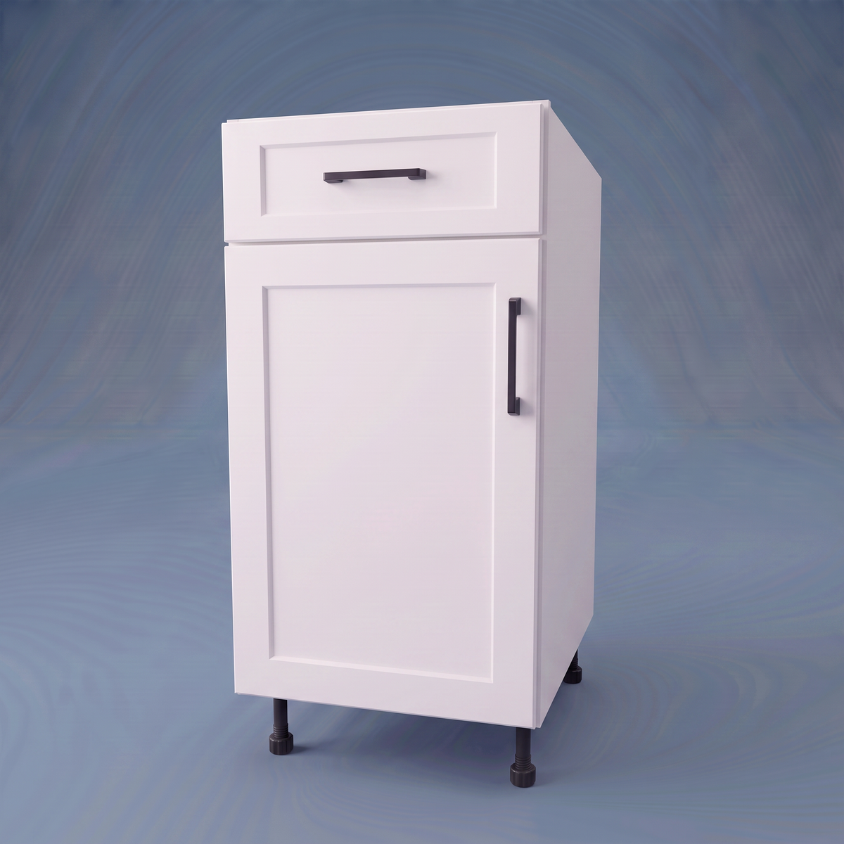 16" Wide Base Cabinet With Drawer On Top - Thermofoil Doors