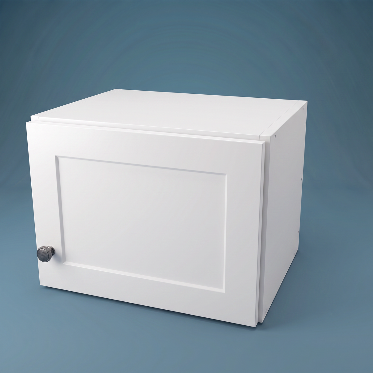 16" Wide x 12" High Wall Cabinet - (White Melamine Cabinets - Thermofoil Doors)