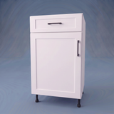 20" Wide Base Cabinet With Drawer On Top - Thermofoil Doors