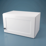 20" Wide x 12" High Wall Cabinet - (White Melamine Cabinets - Thermofoil Doors)