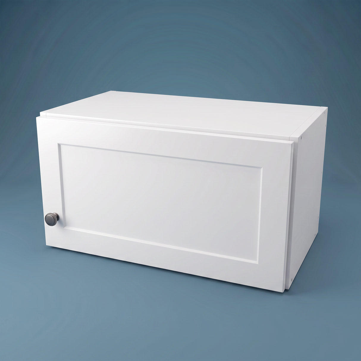 22" Wide x 12" High Wall Cabinet - (White Melamine Cabinets - Thermofoil Doors)