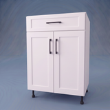 24" Wide Base Cabinet With Drawer On Top - Thermofoil Doors